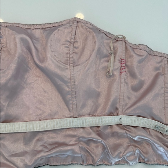 Vintage Scala Sequin Strapless Beaded Corset Top with Geometric Pattern - Picture 10 of 14